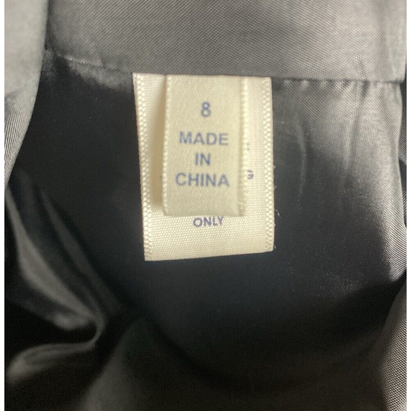 Rebecca Minkoff Black Leather Mini Dress Sz 8 Sleeveless Fit and Flare Edgy - Picture 11 of 11